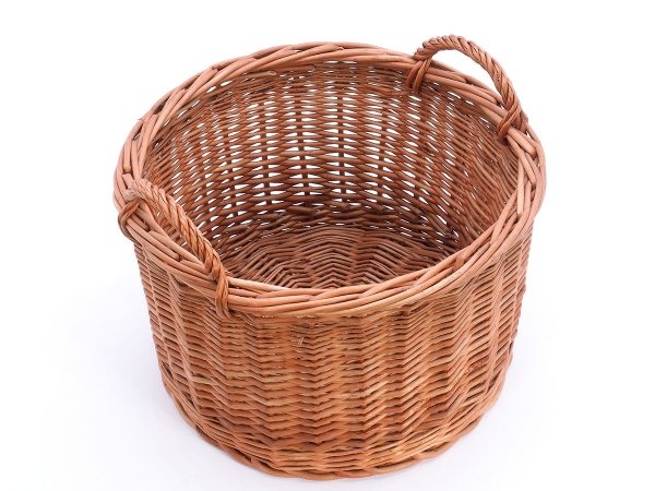 Osłonka na doniczkę z rączkami 35 cm - Sklep z wiklina - zdjęcie 1