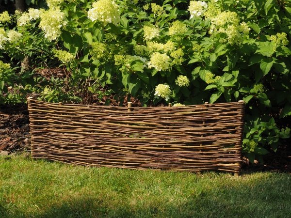 Płotek wiklinowy 120cm x 30cm - Sklep z wiklina - zdjęcie 3