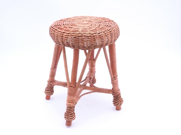 Taboret kuchenny Naturalny 45 cm - sklep z wiklina - zdjęcie