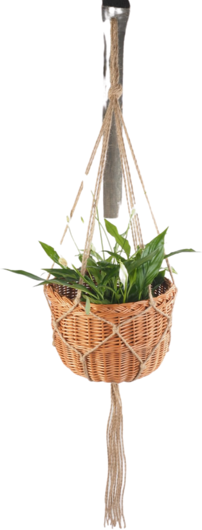Kwietnik wiszący Boler Naturalny 30cm - sklep z wiklina - zdjęcie