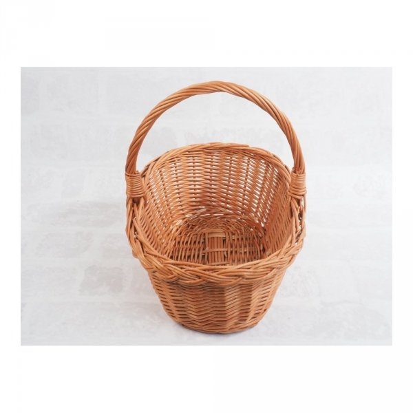 Kosz Prezentowy z warkoczem - Sklep z wiklina - zdjęcie 2