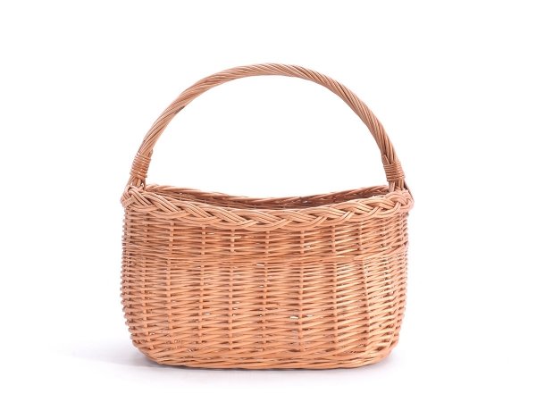 Kosz Prostokąt Naturalny 38cm - Sklep z wiklina - zdjęcie 