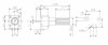 Potentiometer 9mm 500k/B linear standard