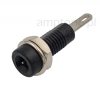 Banana jack 2mm black