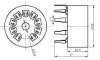 Socket  9 Pin Gold PCB type3