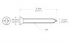 Screw 2,2x19mm Gold