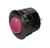 Switch rocker DPST MIYAMA red