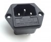Power jack IEC + fuse holder