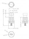 Footswitch / Actuator monentary