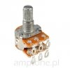 Potentiometer stereo 2x100k/B linear panel, standard