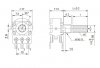 Potencjometr stereo 2x5k/A logarytmiczny panel, standard