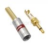 Wtyk Jack mono 3,5mm vitalco Gold prosty, odgiętka