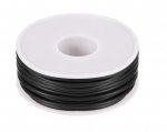 Wire Silicone 22AWG (0,35mm2) black, 10m spool
