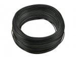 Wire copper black 22AWG (0,35mm2)