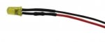 LED 5mm yellow 12V with wire