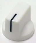 Knob Fulltone style - white