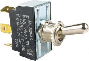 Switch SPDT Carling 3 position, Ground