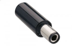 DC plug 2.5mm x 5.5mm Lumberg, black
