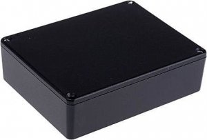 Diecast box alu, 1590BBBK Hammond black