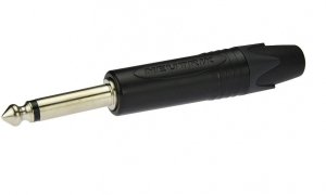 Plug Jack 6,3mm mono NP2X black Neutrik