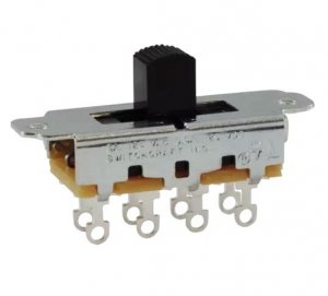 Switchcraft slide switch 3-way, DP3T