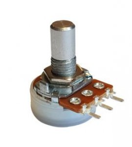 Alpha 16mm 100k/C reverse log PCB