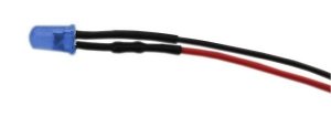 LED 5mm blue 12V with wire