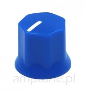 Knob fluted 5007 blue , push-on (D)