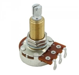 Guitar Potentiometer Bourns 500k/B linear 6mm Long