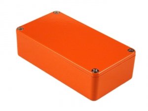 Diecast box alu, Orange 1590BOR Hammond