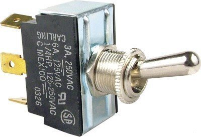 Switch SPDT Carling 3 position, Ground