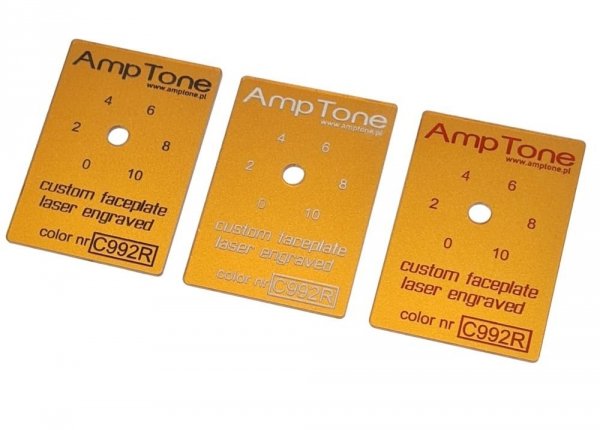 Custom Shop Laser-Engraver - panel/faceplate - Reverse