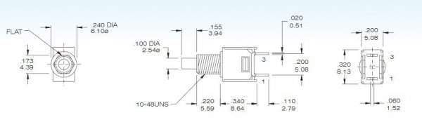 Push Button Switch TS21 Momentary Salecom