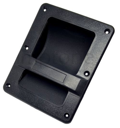 Bar handle, black plastic eco