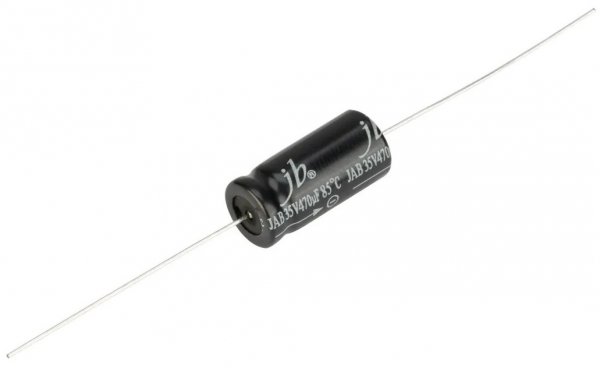 JB capacitor 470uF 35V JAB axial
