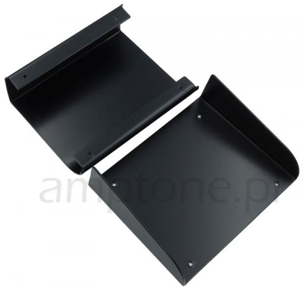 Footswitch box black 2x switch