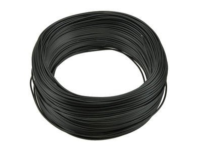 Wire copper black 22AWG (0,35mm2)