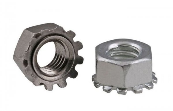 Nut M5 with safety washer