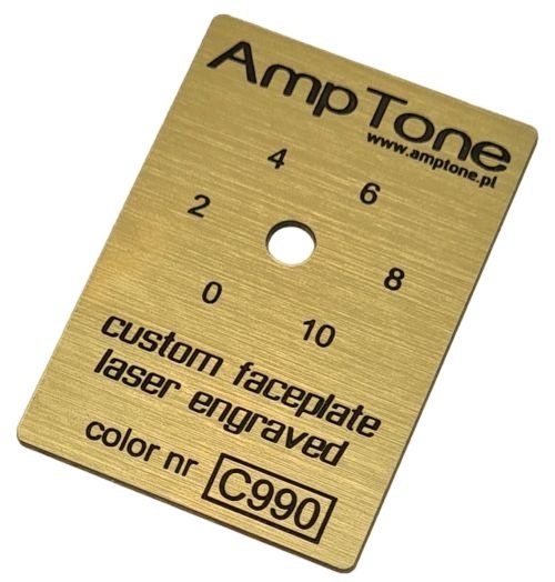 Custom Shop Laser-Engraver - panel/faceplate Metallic