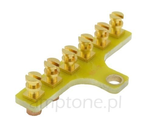 Terminal Board 6T x turret Gold audio
