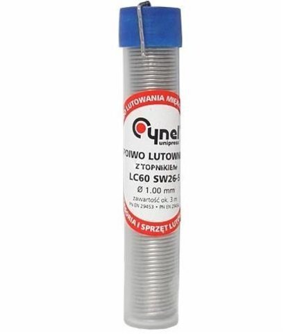 Tin 1mm phial