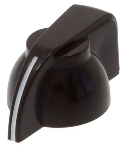 Knob (chicken) dark brown push-on