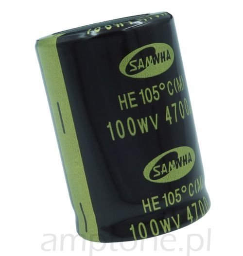 Capacitor 4700uF 100V snap-in Samwha