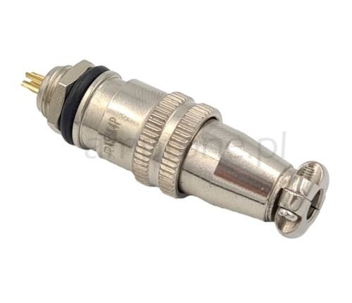 Socket 4pin DIN jack + plug, 8mm