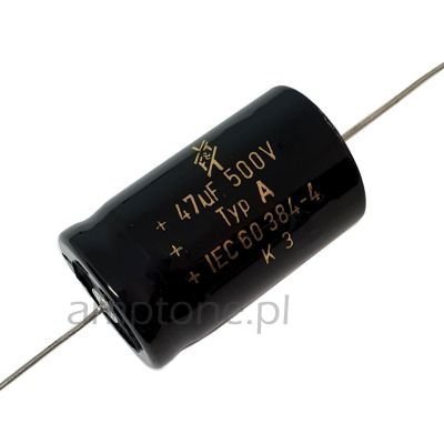 Electrolityc capacitor 47uF 500V F&amp;T