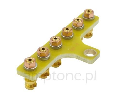 Terminal Board 6T x turret Gold audio