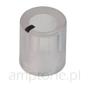 Knob mini clear (10x11), push-on