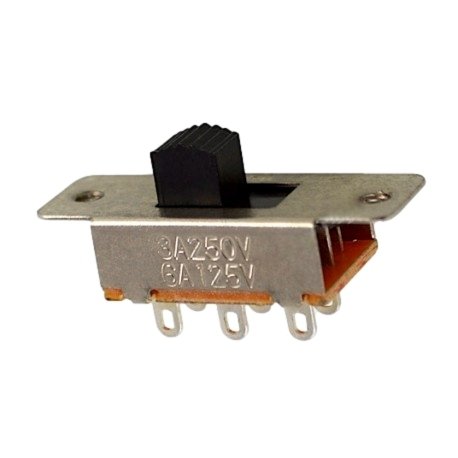 Przełącznik suwakowy 3 pozycje 6pin, duży