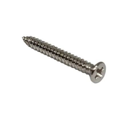 Wkręt stożkowy 2,2 x 19mm niklowany