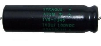 Sprague Atom 10uF 150V osiowy